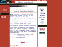 Tablet Screenshot of 24hrnews.ca